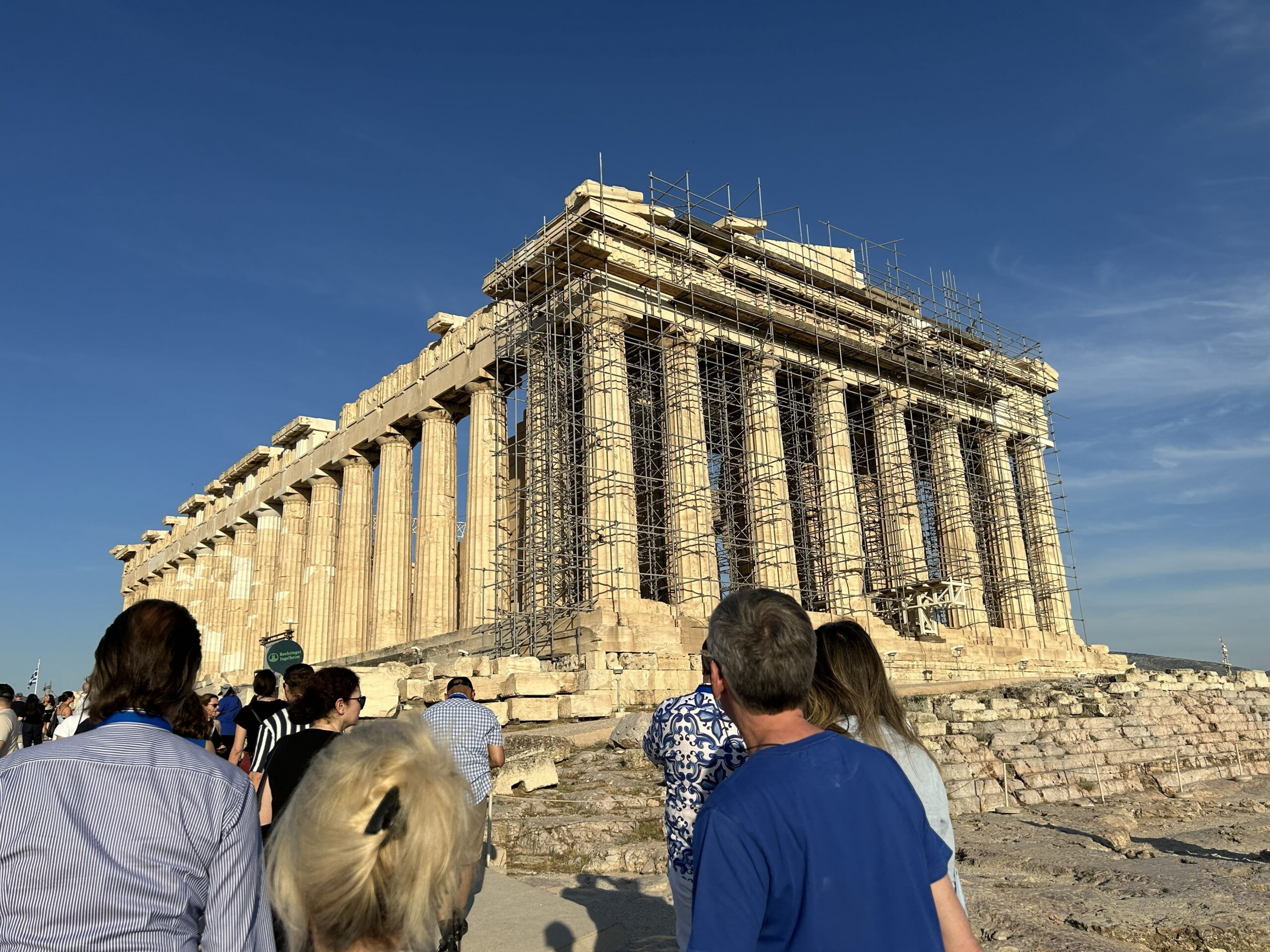 ギリシャ・アテネのパルテノン神殿、グローバルローンチミーティングで訪問